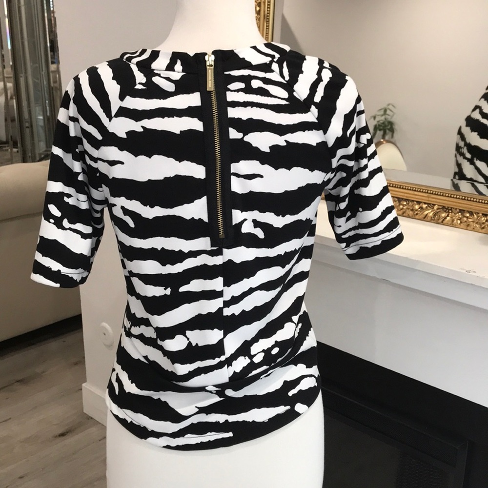 Michael Kors Zebra Print Chic Top